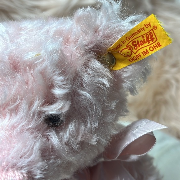 STEIFF PINK MUSIC BOX BEAR - Picture 9 of 12